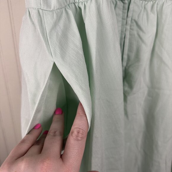 Mi Ami Mint Green Dress in Size Medium - Square neck, Pockets, Above the Knee - Picture 5 of 10